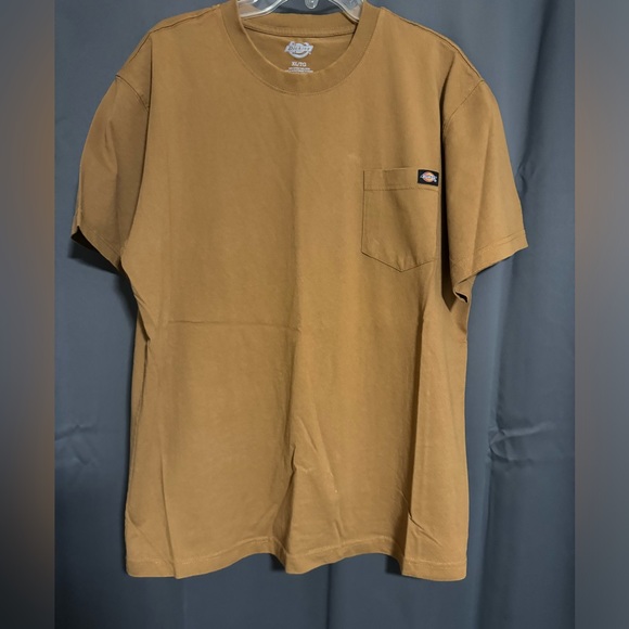 T-Shirt Dickies Heavyweight Uomo – Maniche Corte Girocollo, Marrone Cioccolato, 3XL Plus